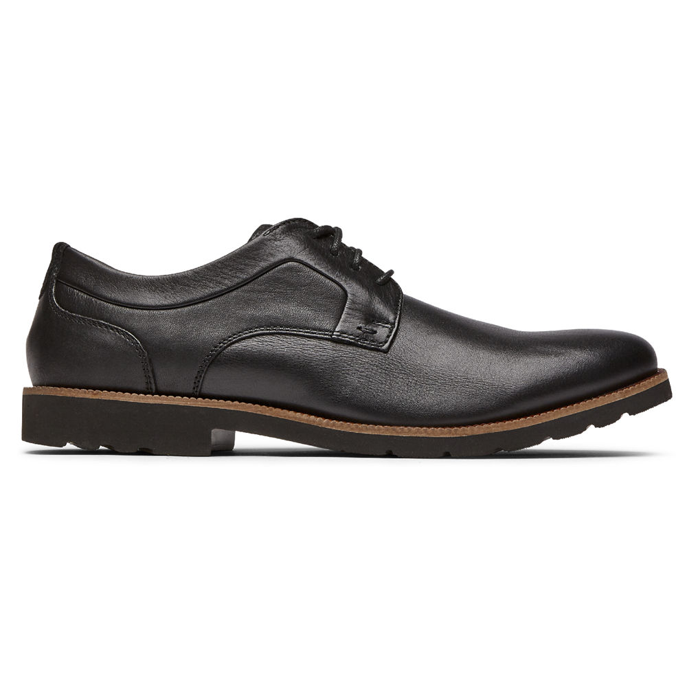 Rockport Mens Sharp & Ready 2 Plain Toe - Oxfords Black - IHK925867